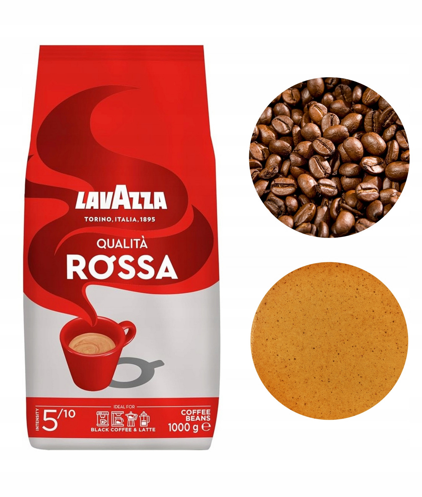 Lavazza Qualita Rossa 1 kg zrnková káva Italská