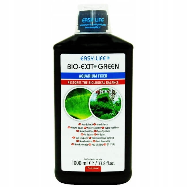 Easy Life Bio Exit Green 1000 ml Na Řasy V Akváriu