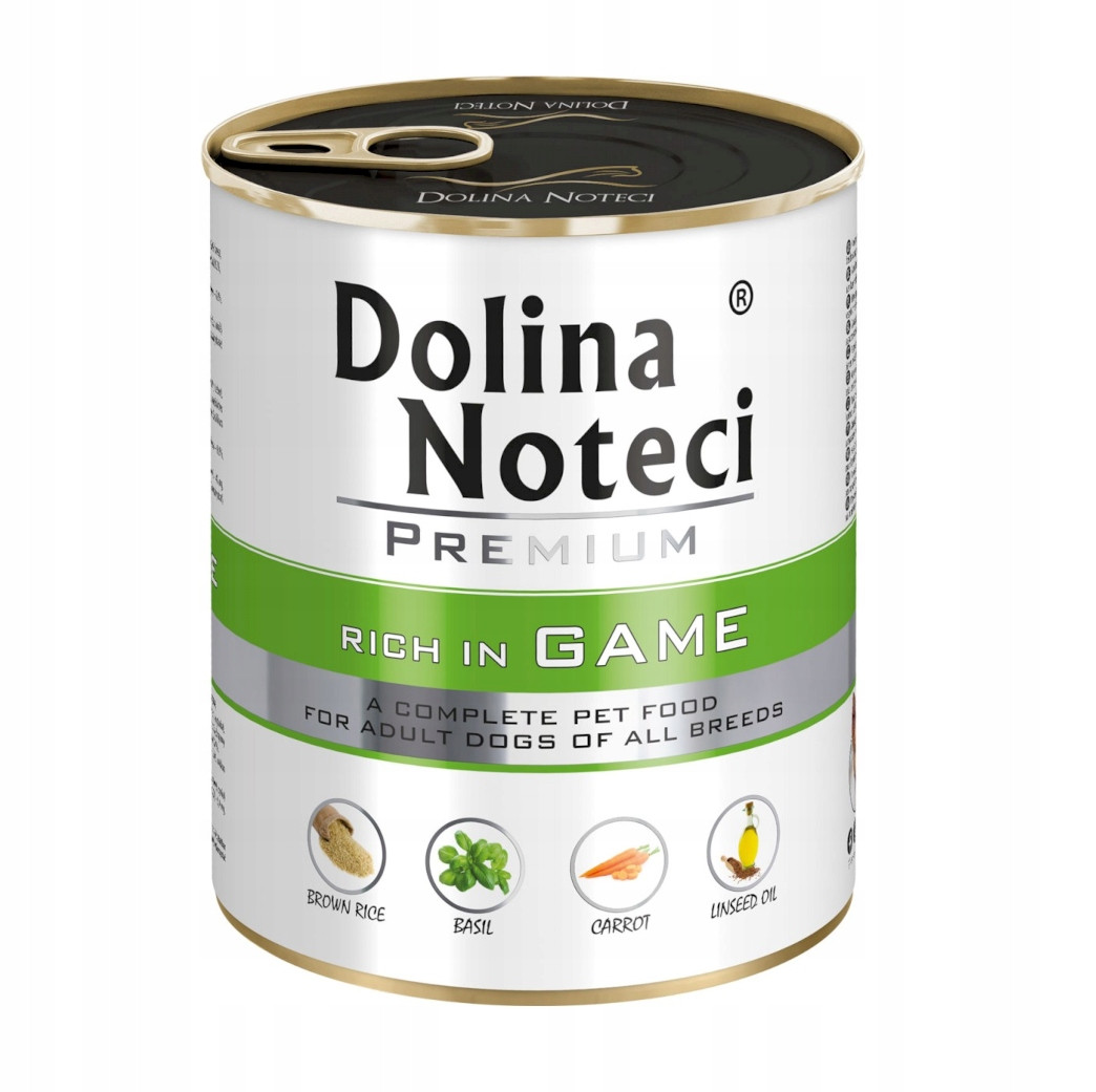Dolina Noteci Premium Game Zvěřina 18x800g pro všechna plemena