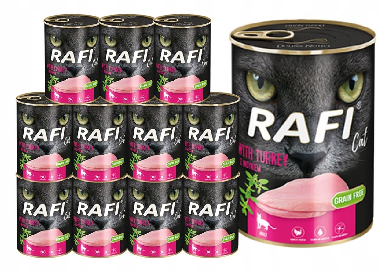 Dolina Noteci Krmivo mokré kočky Rafi krůta 24x 400g