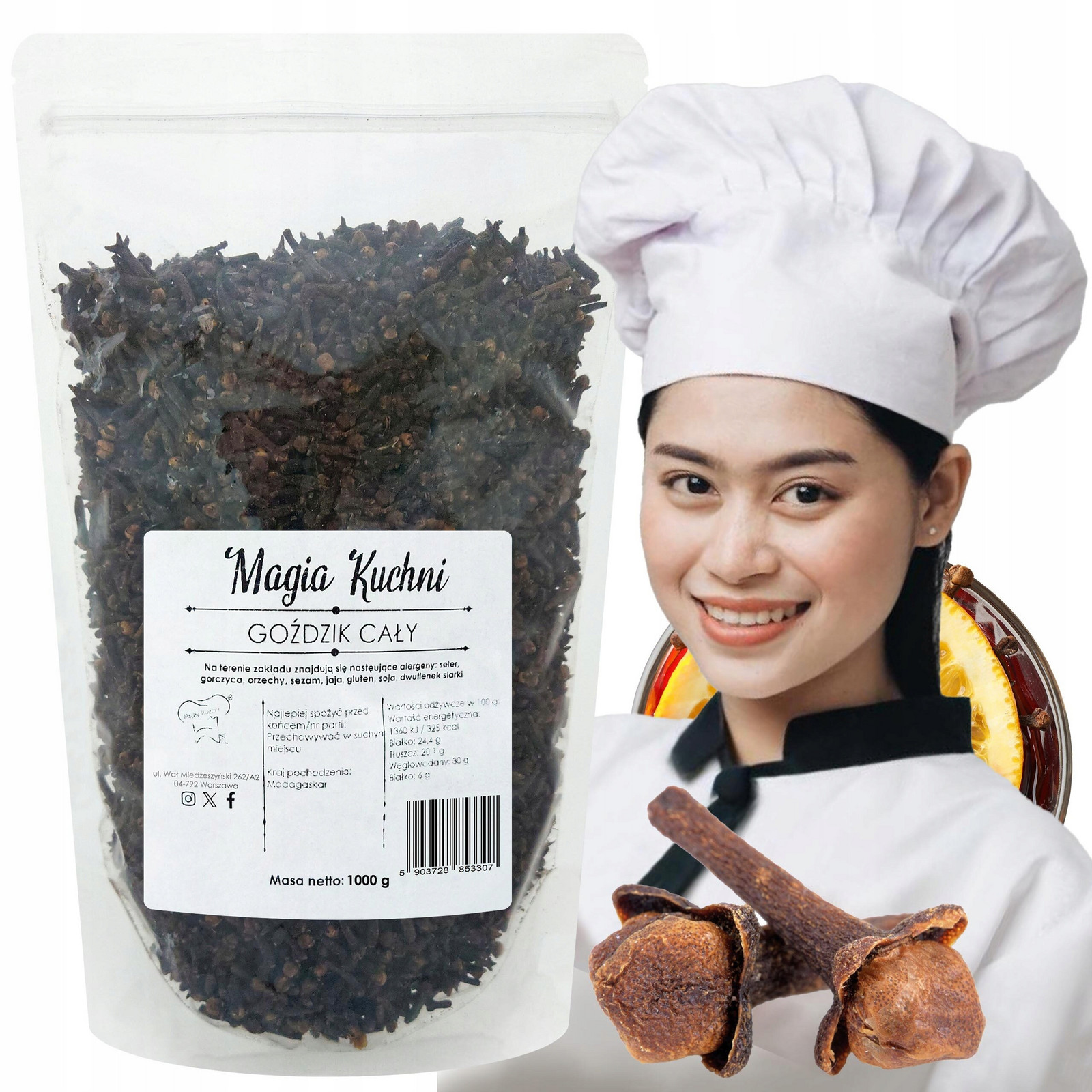 Hřebíček celý 1kg Aromatické koření Hřebíček