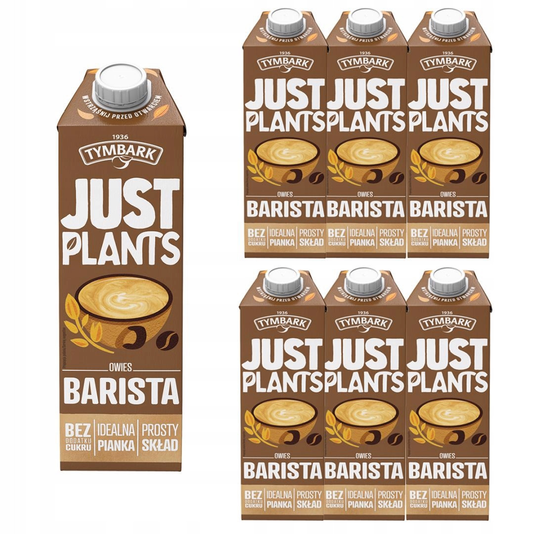 Tymbark Just Plants Oves Barista 1 l x 6 kusů