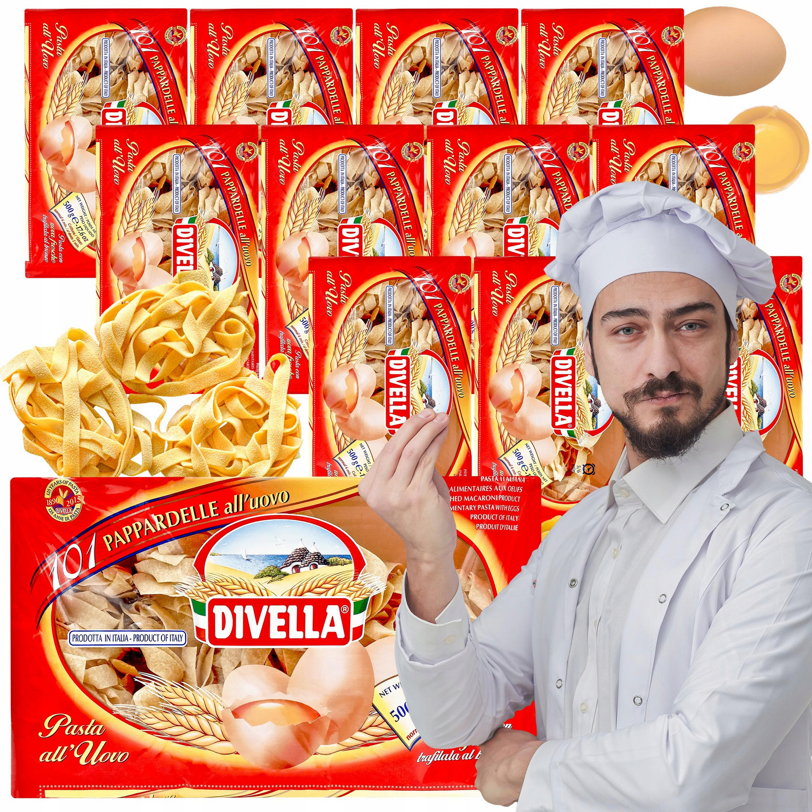 Pappardelle Jaječné Divella 500g x 12 Karton