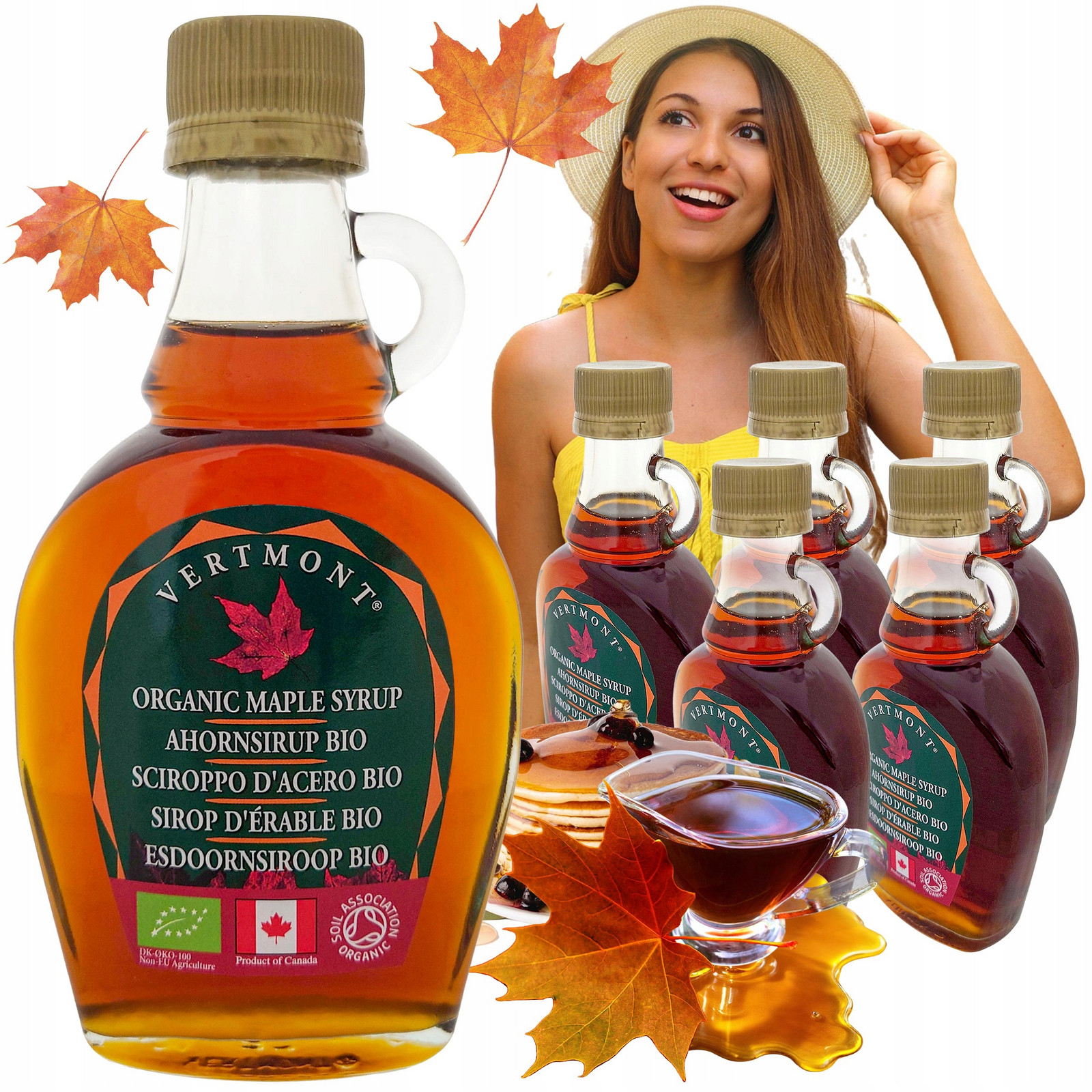 Javorový sirup Bio Kanadský 100% Vertmont 6x250 g