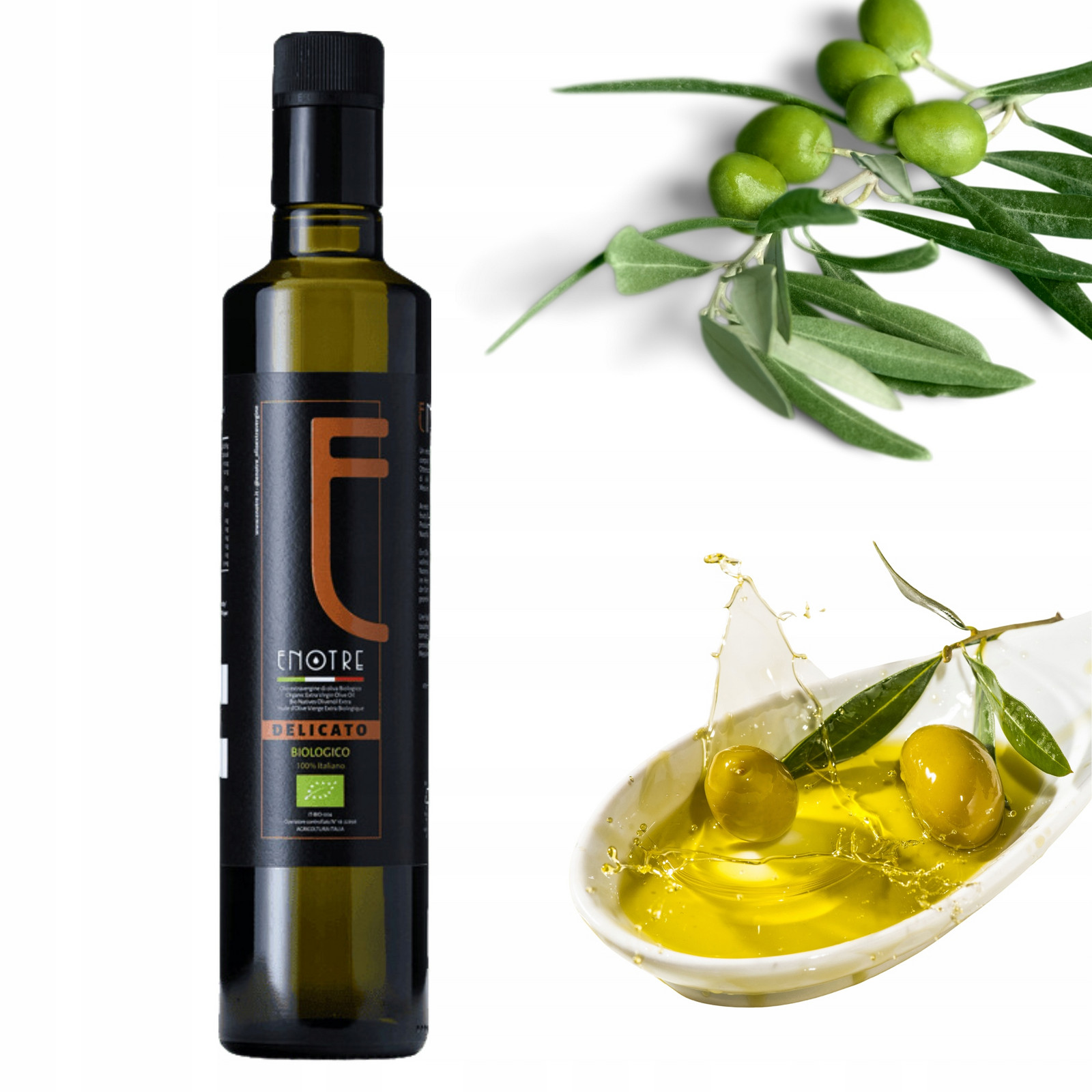 Extra Panenský Olej Bio Delicato Oceněná Sklizeň 2024 Italská 750 ml