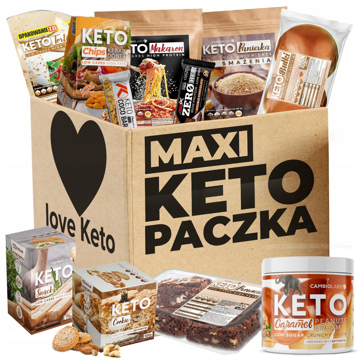 Dieta Keto sada produktů směs Slim Keto Dárková Balíček dárek