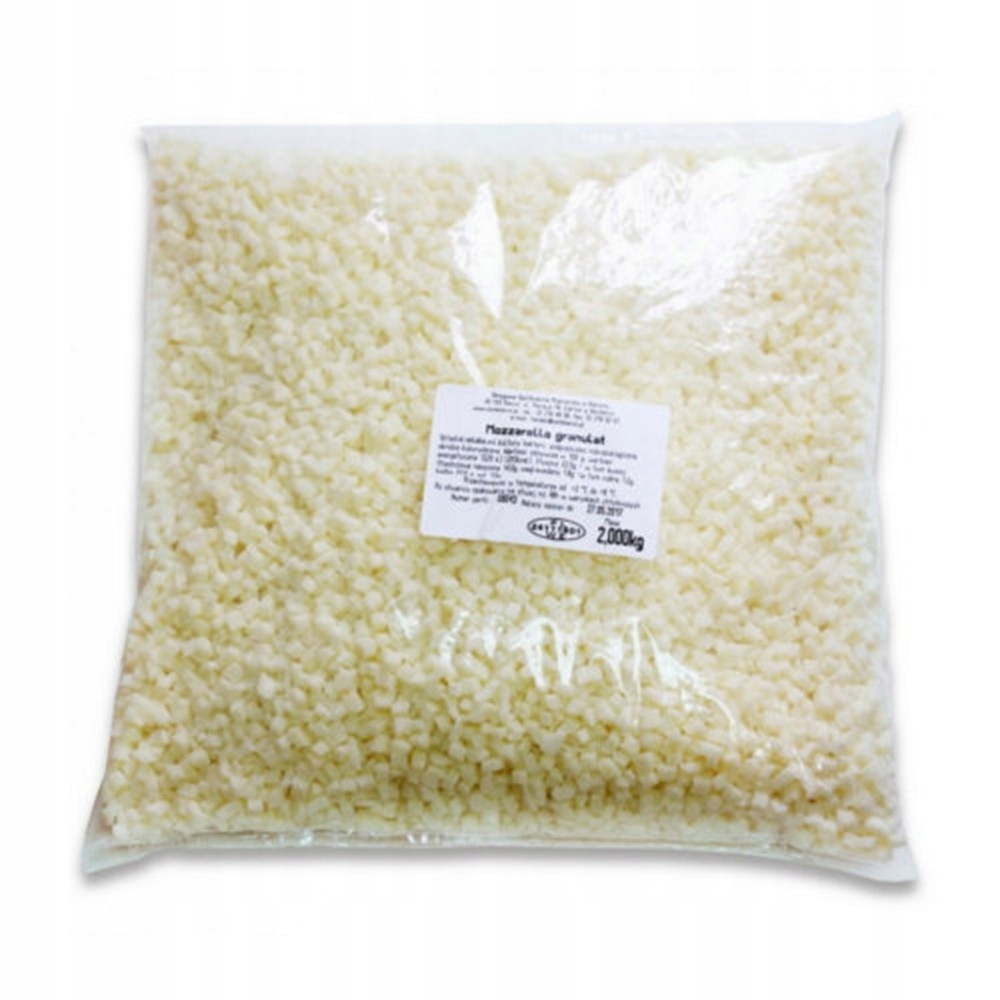 Mozzarella Bieruńska kostka/granulát 2 kg