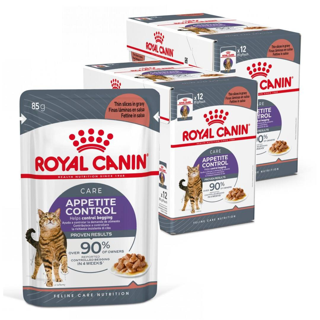 Royal Canin Appetite Control Krmivo Mokrá V Sosie Pro Kočky 24x85g