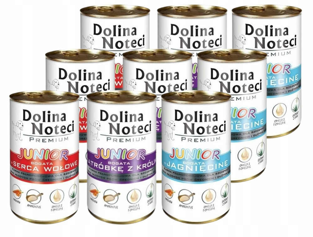 Dolina Noteci Premium Junior bohaté na jehněčí 12x400g