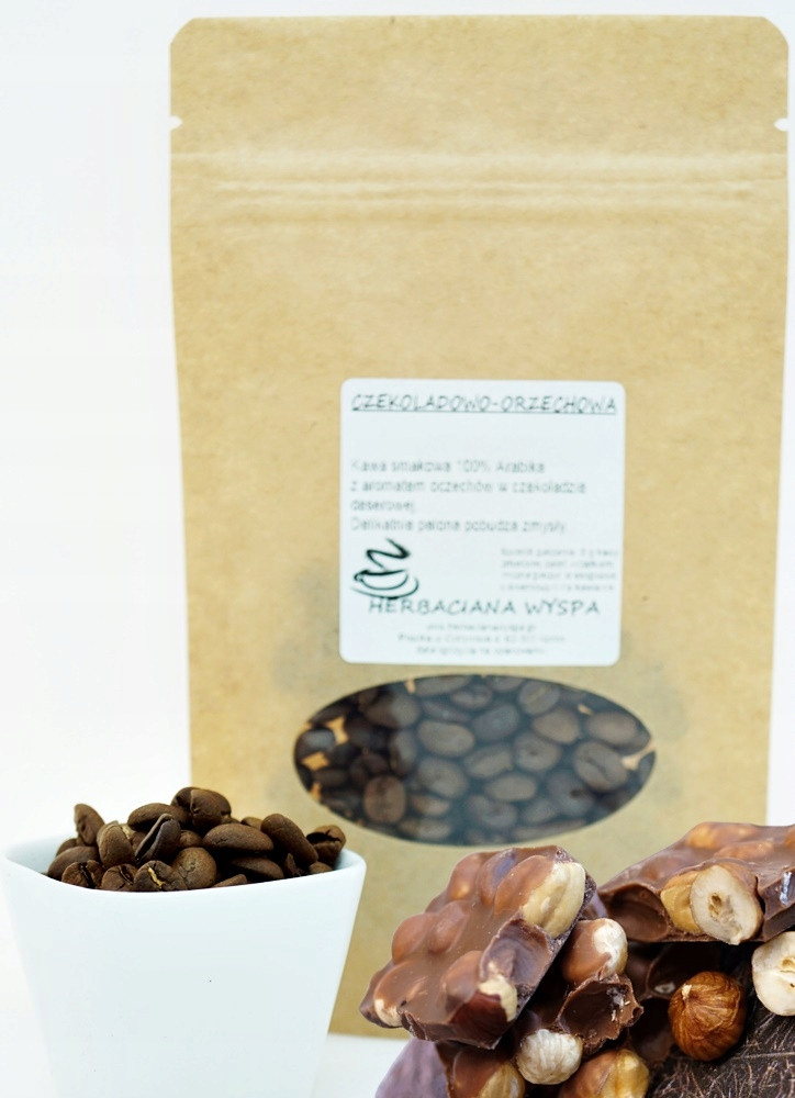 Čokoládovo-ořechová Káva 1 kg zrnková-myli jsme