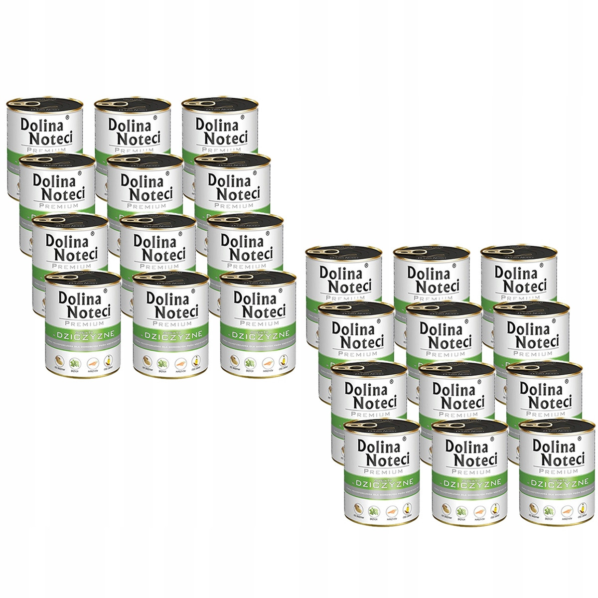 Vlhké krmivo pro psy Dolina Noteci Zvěřina 24 x 400 g