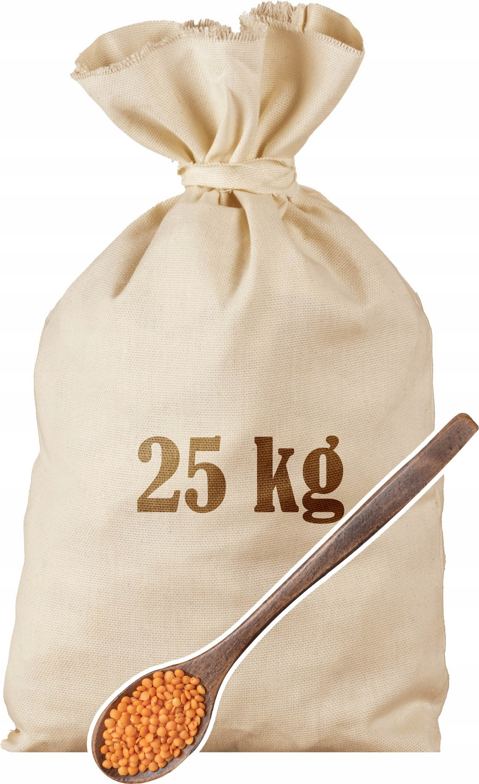 Červená čočka 25kg Přírodní kvalitní sáček