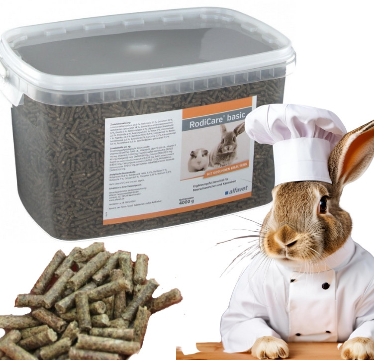 Alfavet Krmivo Granule 4 Kg Křeček Osmák Degu Králík Morče