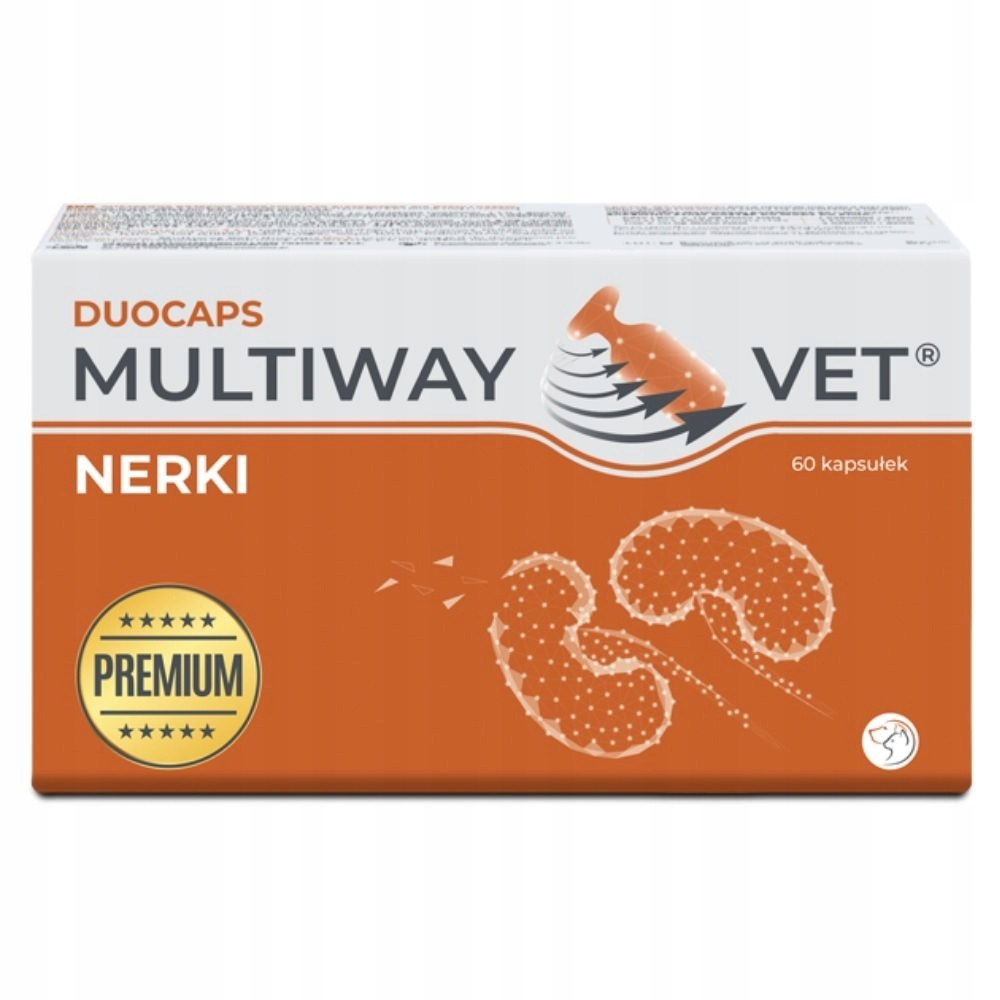 Twist-off kapsle na ledviny pro psa kočku Jm Sante Multiway Duocaps 60 kapslí