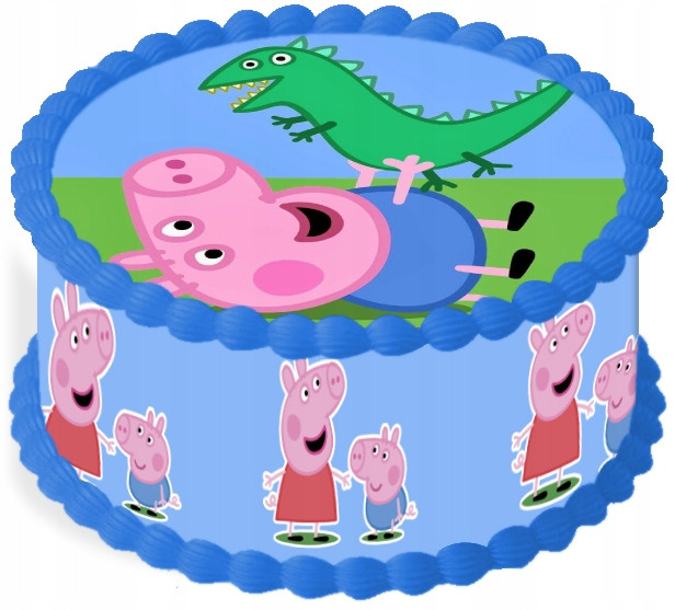 oplatek na dort 29 cm prasátko Pepa Narozeniny Party