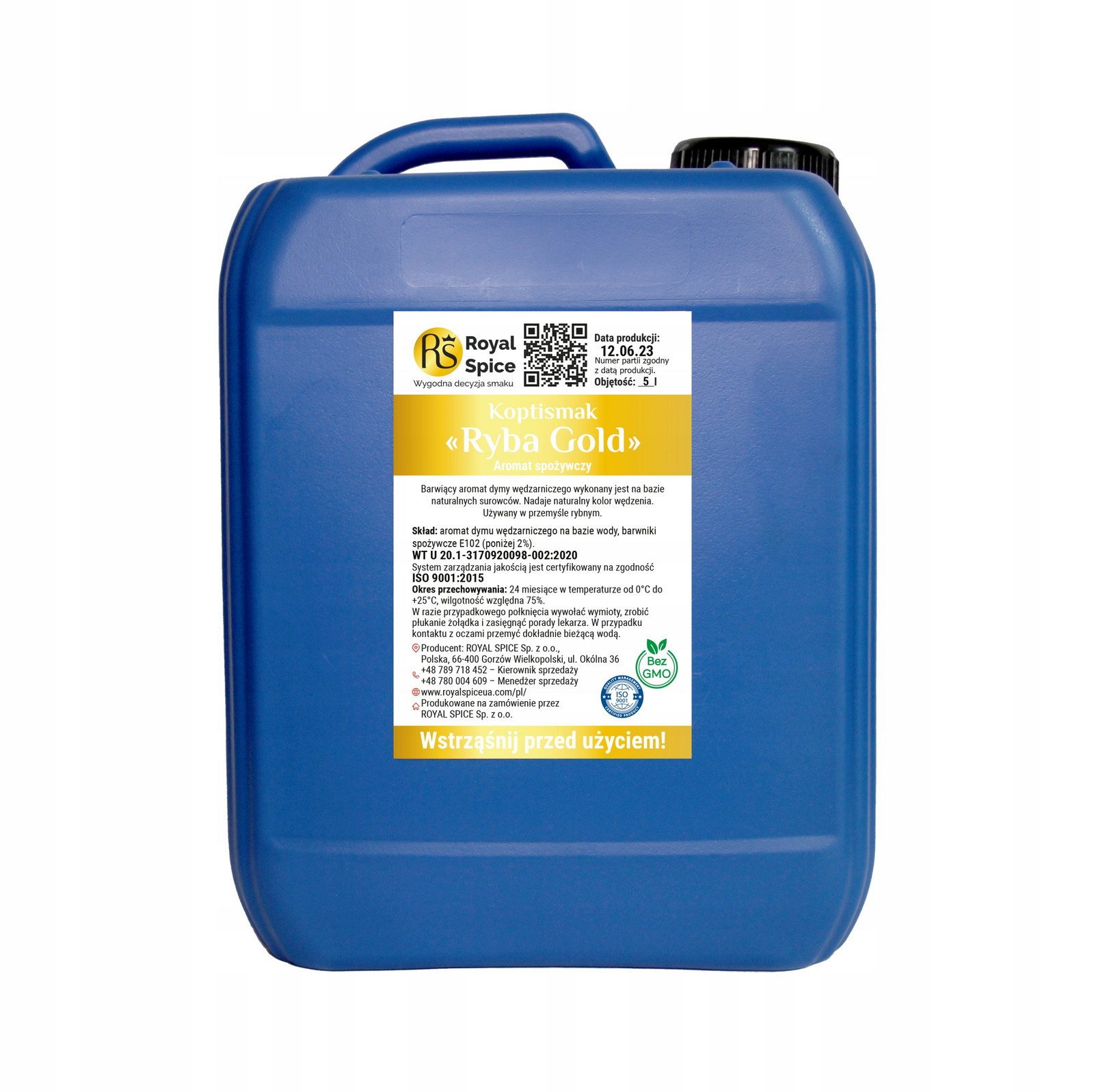 Barvící kouřová vůně SmokeColor „Ryba Gold“ 5 L