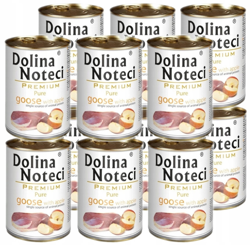 Dolina Noteci Pure Bohaté na husu s jablkem 6x400g Monoproteinové