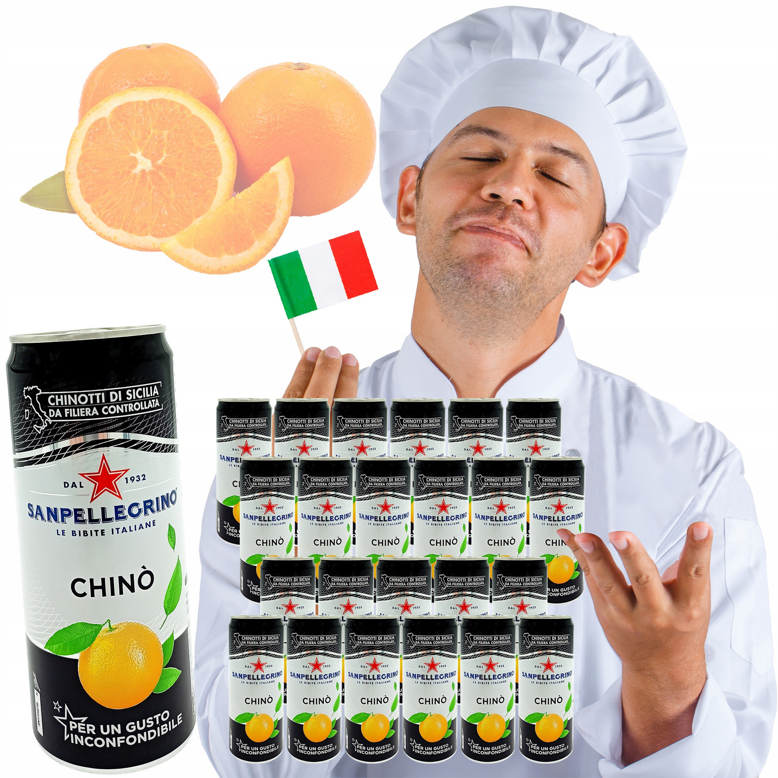 Sanpellegrino chinotto nápoj 24 x 330ml Chino