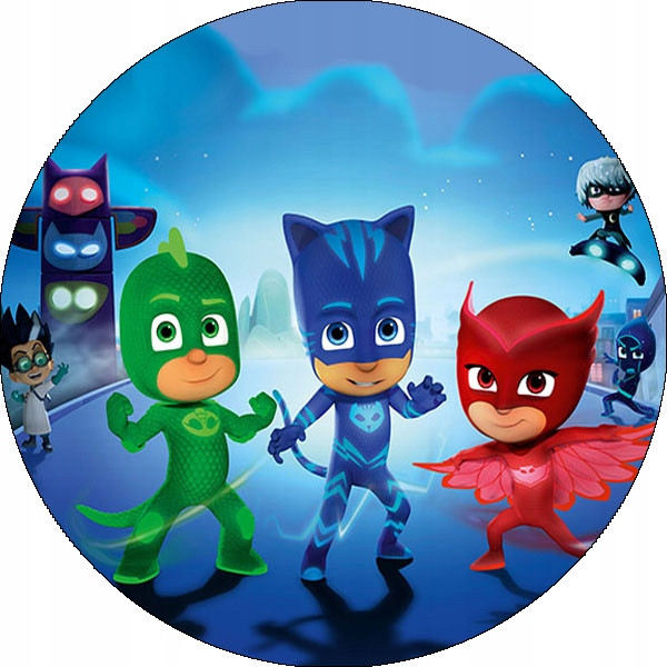 oplatek na dort 20cm Pijamersi Superhrdina Pohádka