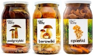 Podhoubky Hříbky Marinované Opěrky Sada Pl 900ml/800g LesníPoklady
