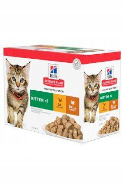 Hill's Fel. Sp Kitten Chicken&Turkey kapsa 12x85g
