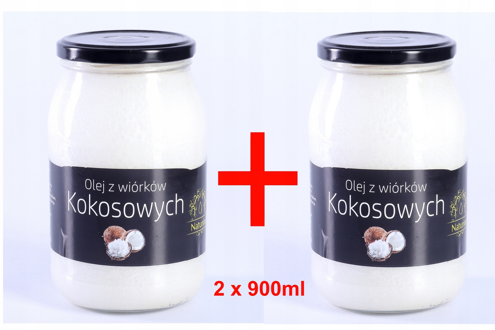 Kokosový Olej Za Studena Lisovaný v Polsku 2x 900ml