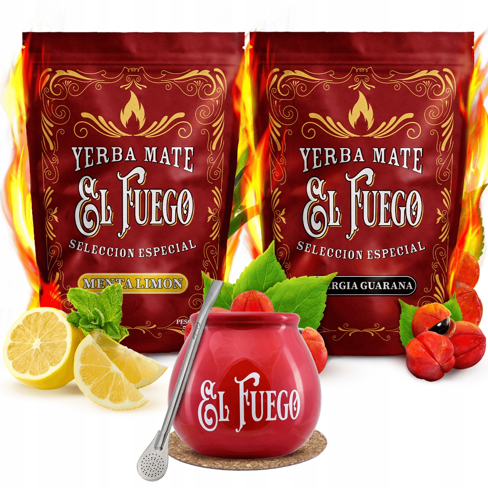 Sada Yerba El Fuego Nejsilnější Guarana 1kg