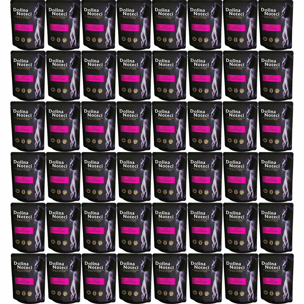 Mokré krmivo pro kočky Dolina Noteci Filé z krůtích prsou 12x85g