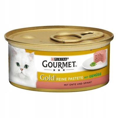 Purina Gourmet Gold kachní špenát 36x85 g mokré krmivo pro kočky v konzervě