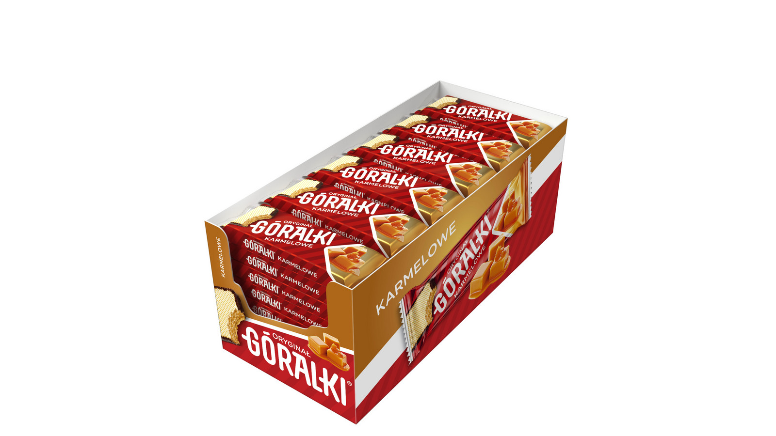 36 x Vafle Góralki *karamelové* 45g Originální