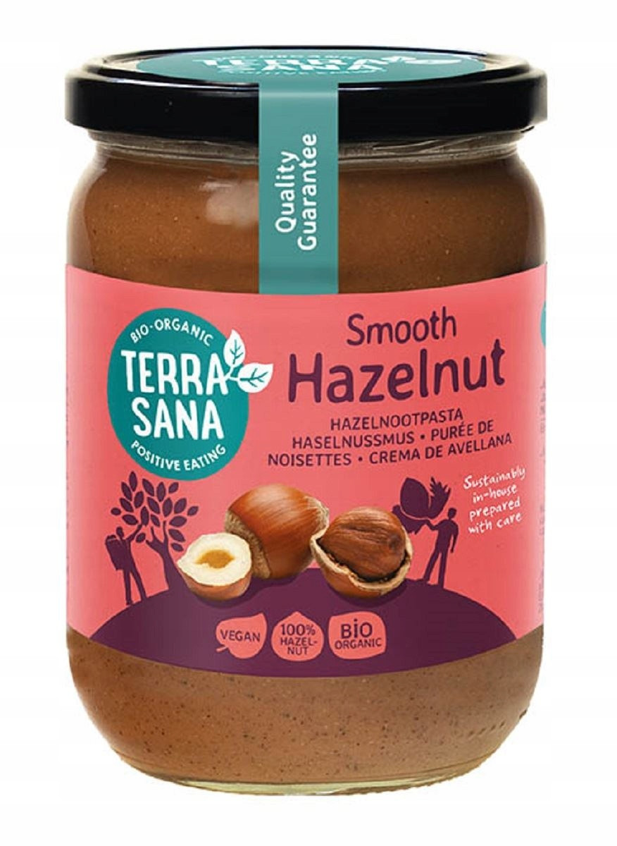 Krém Z Pražených Lískových Ořechů Bio 500 g Terrasana