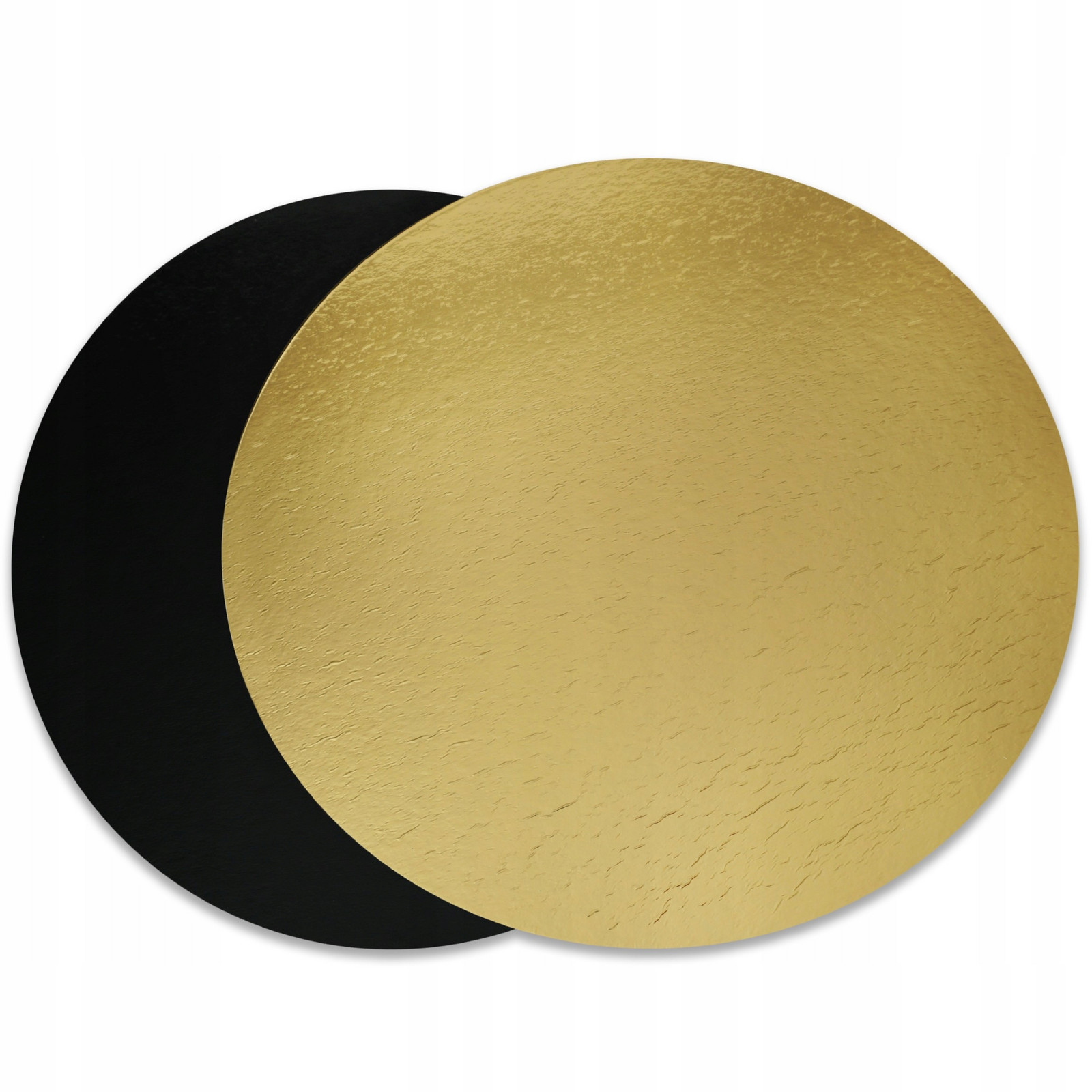 50 ks Podklad pod dort dort 24 cm Zlatá-černá 2000 g/m2 Kulatý