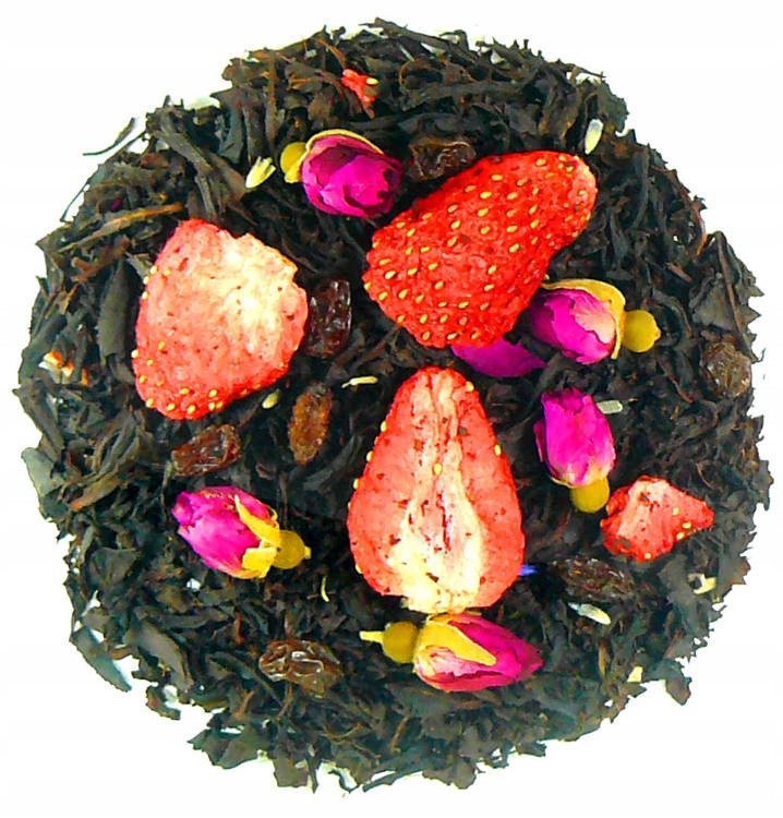 čaj Černá jahody v šampaňském 1kg