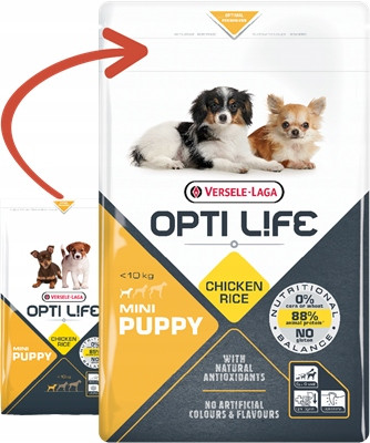 Versele-laga Opti Life Puppy Mini 2,5kg kuře