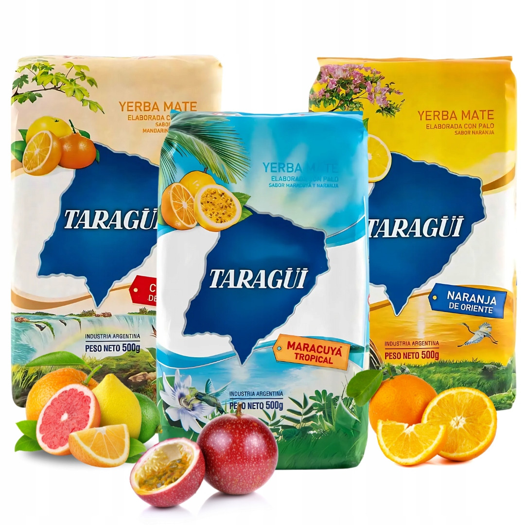 Yerba Mate Taragui Ovocný MIX 3x500g 1,5kg