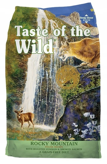 Taste of the Wild Rocky Mountain Feline se zvěřinou a lososem 2 kg