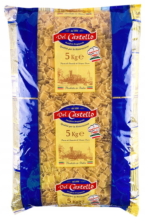 Těstoviny Del Castello lázeňské 5kg