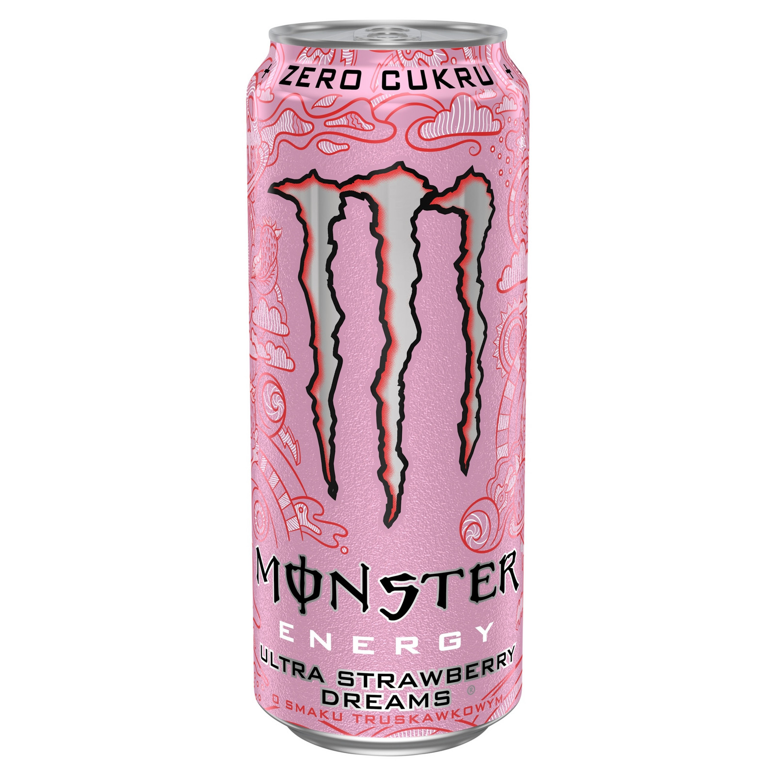 Nápoj Monster Ultra Strawberry Dreams 500 ml bez cukru x12