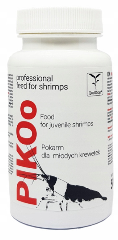Qualdrop Pikoo New Born Krmivo Pro Krevety 50g