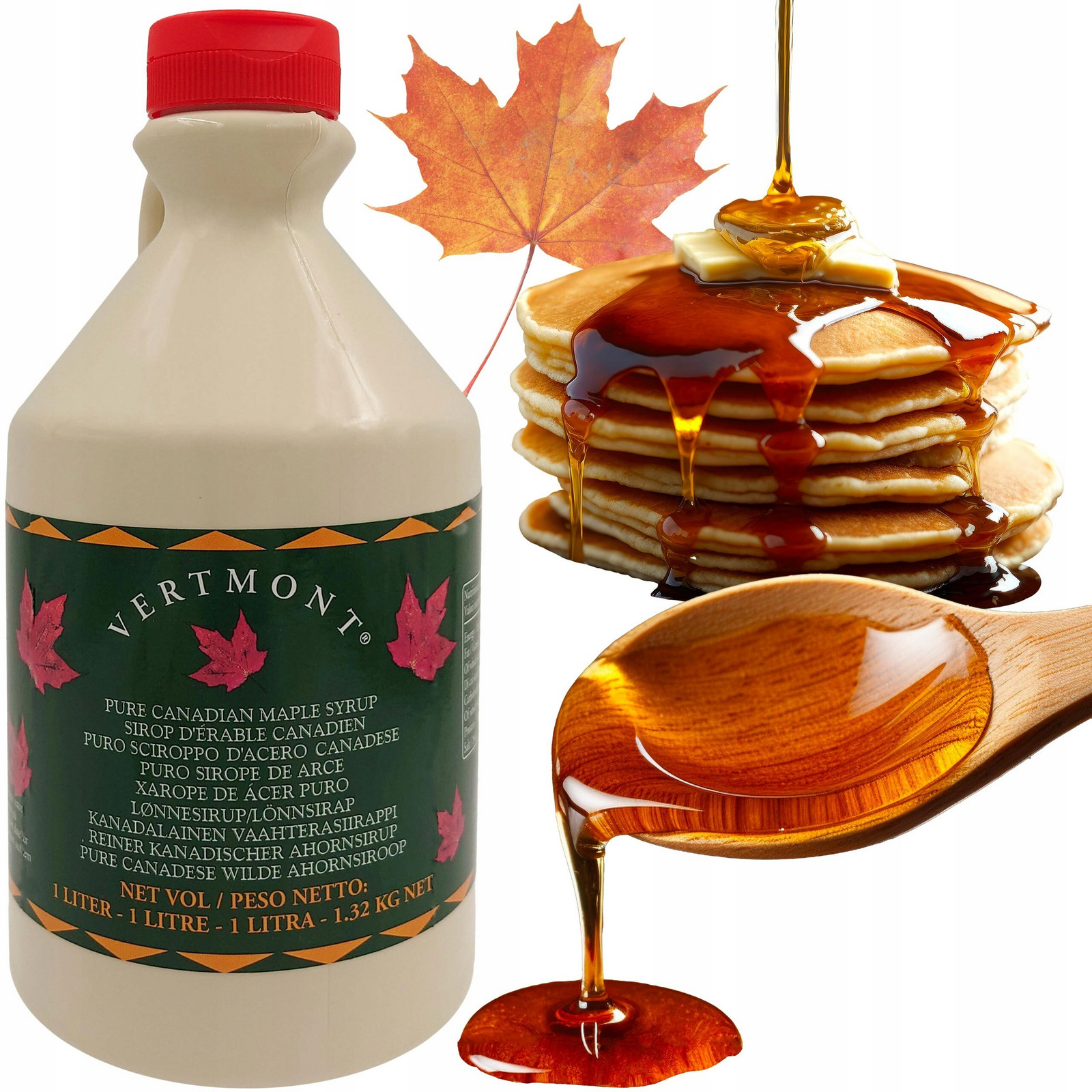 Javorový sirup Vertmont 1L/1,32kg Kanada