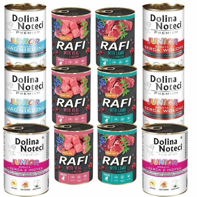 Dolina Noteci Krmivo Junior Srdce z Krůty 6x400 G