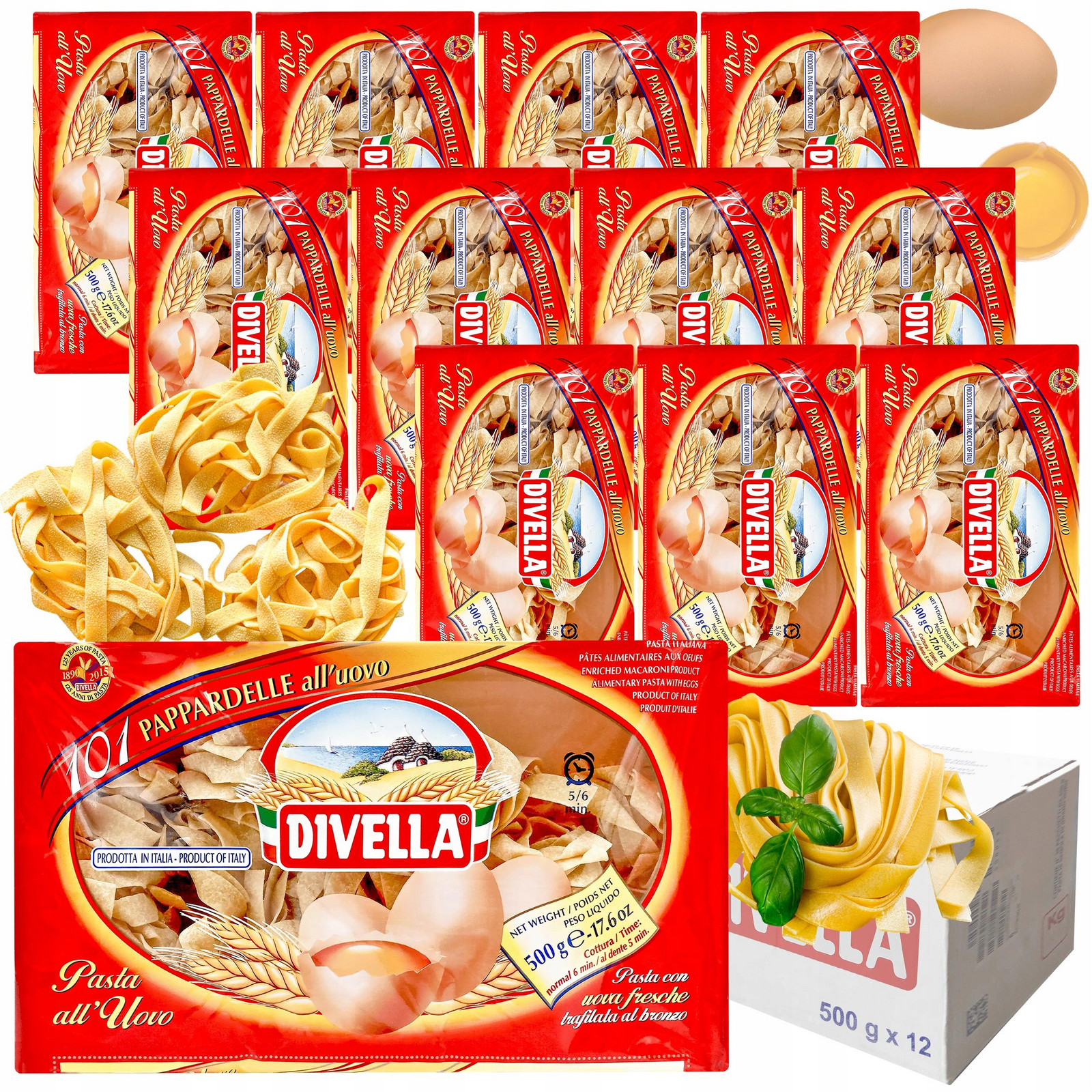 Těstoviny Tagliatelle Vaječné 500g Karton