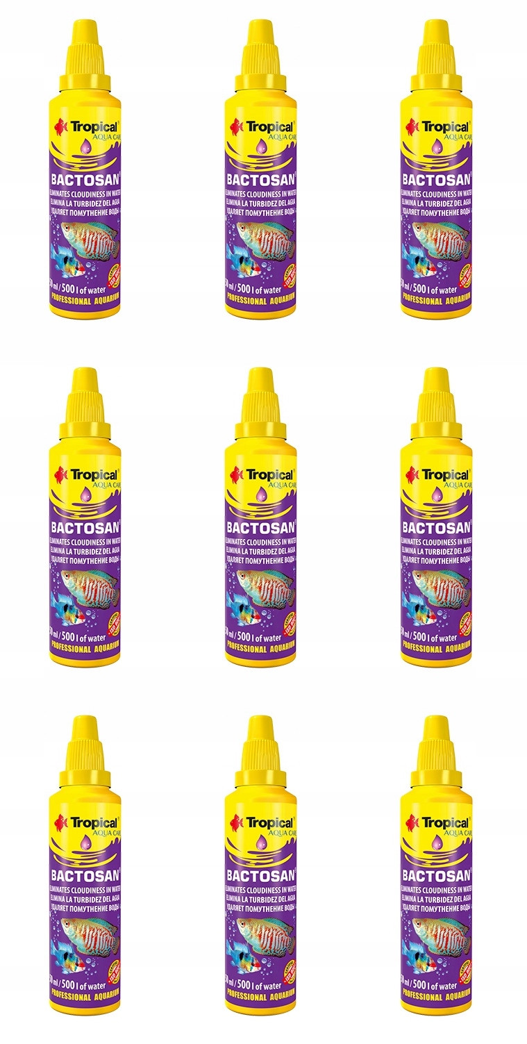Tropical Bactosan účinně čistí vodu 9x30ml
