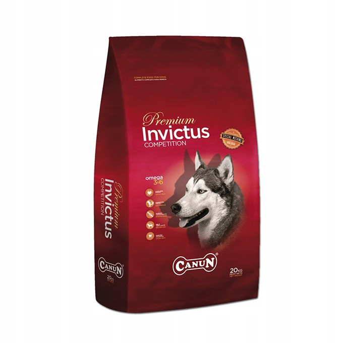 Krmivo Premium Canun Invictus 20 kg pro psa s jehněčím a rybou