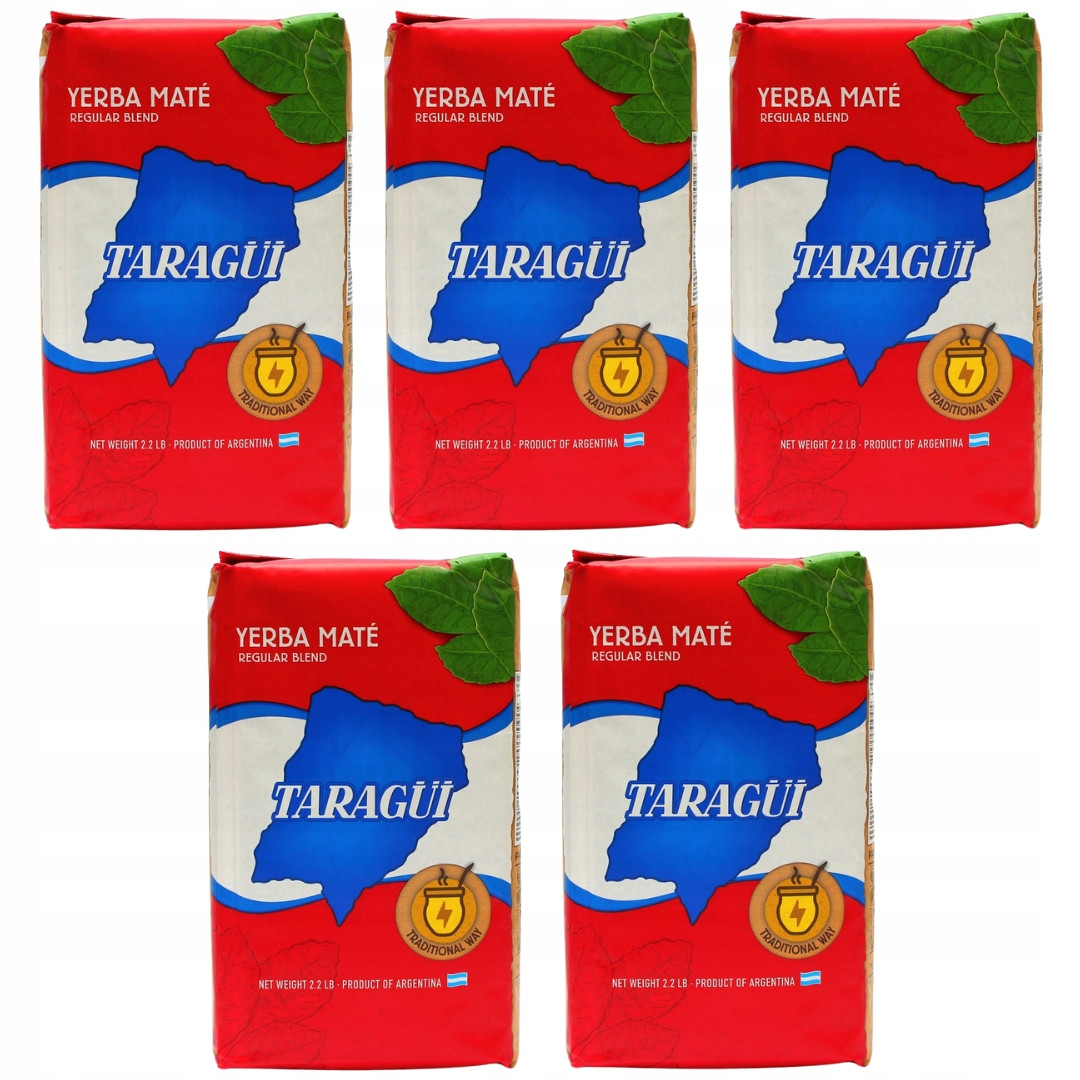 Yerba Mate Taragui Elaborada Con Palo Tradicional 2x1kg 2kg