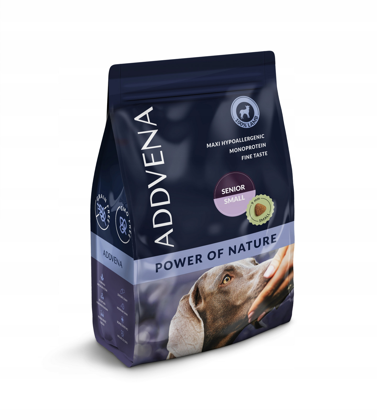 Addvena Power Nature Senior Small 2,5kg krmivo pro starší psy
