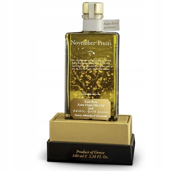 Řecký olej Gold Extra Virgin 0,2 November Fruit 100 ml s jedlým zlatem