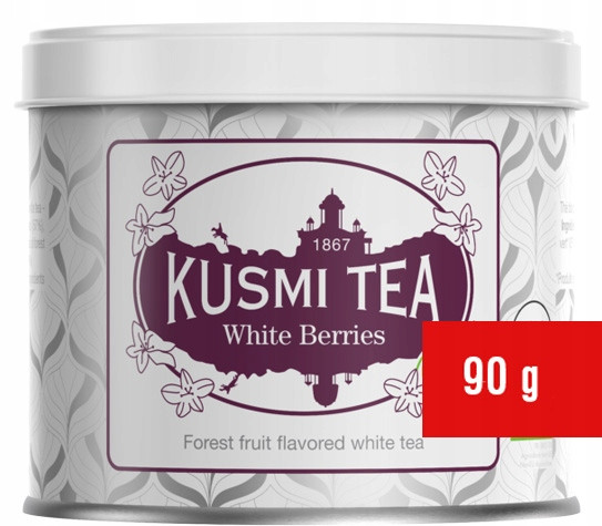 Čaj Bílý White Berries s lesním ovocem Kusmi Tea Lahodná Chutná