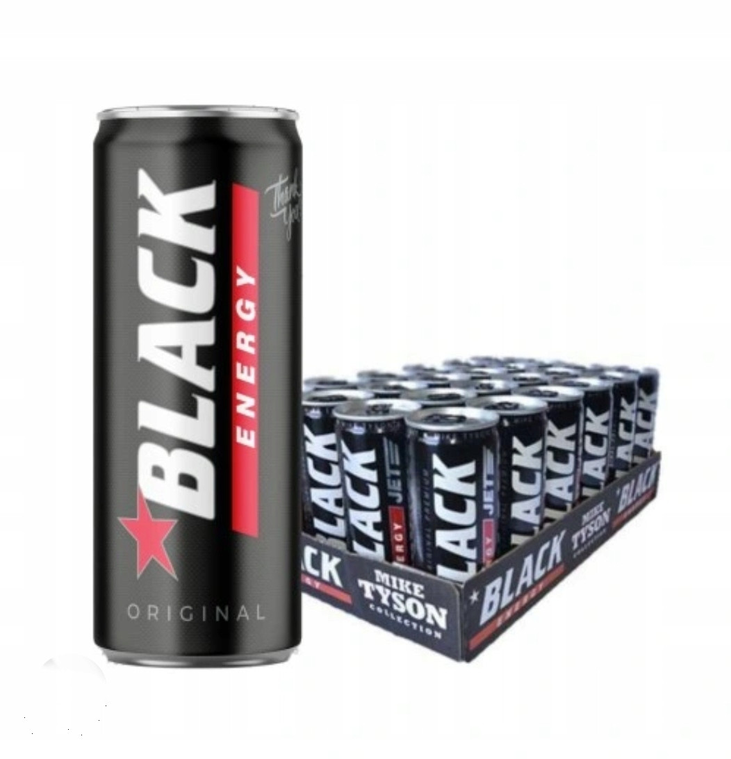 Black energetický nápoj 24x250ml