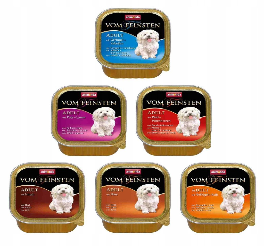 Animonda pro dospělé psy 64 x 150g MIX Chutí